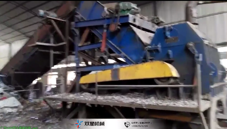 金属破碎机生产线1600型广州生产视频