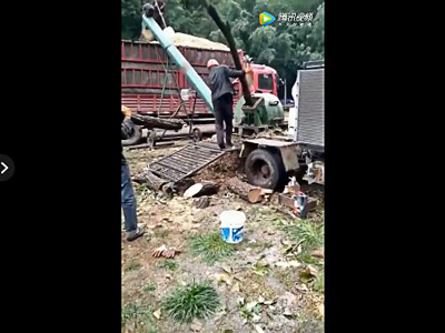 树枝粉碎机设备云南客户现场视频